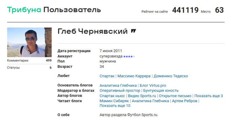 «Чернявский //Аналитика Глебчика» — обзор спортивного телеграм-канала, отзывы о каппере Глеб Чернявский
